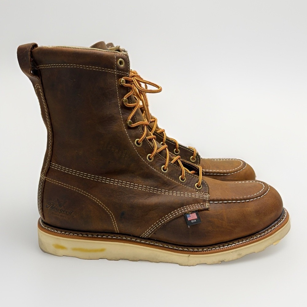 Thorogood Men's American Heritage Steel Toe Work Boot Size 14 EE Crazy Horse USA